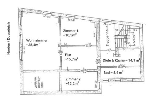 Foto - 3 Zimmer Etagenwohnung in Wittstock/Dosse