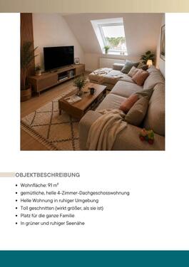 Foto - 4 Zimmer Dachgeschoßwohnung in Zwenkau