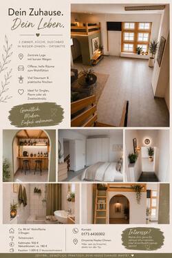 Foto - 2 Zimmer Wohnung Küche Bad Ortsmitte Nieder-Ohmen Loftähnlich