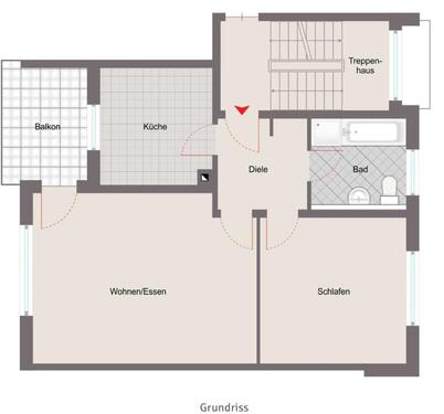 Foto - 2 Zimmer Wohnung zu Vermieten - 520,00&nbsp;EUR Kaltmiete, ca.&nbsp; 68,00&nbsp;m&sup2;