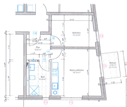 Foto - 2 Zimmer Etagenwohnung zur Miete in Neuruppin