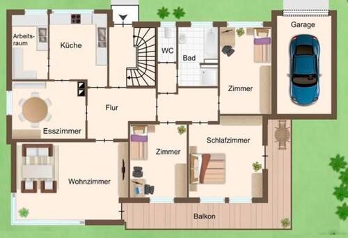 Foto - Großzügige 5‑Zimmer‑EG‑Wohnung in ruhiger Lage