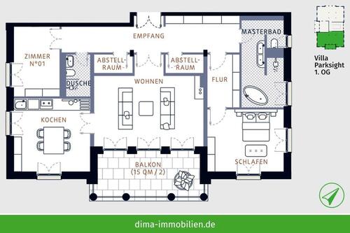 Foto - 3 Zimmer Etagenwohnung zur Miete in Leipzig