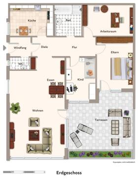 Foto - Großzügige Wohnung (ca. 144 m²) mit großer Terrasse in Oerlinghau