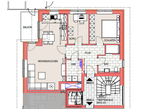 Foto - Etagenwohnung in Friesoythe zur Miete