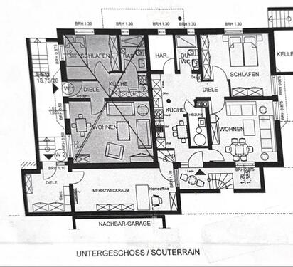 Foto - Souterrain-Wohnung in Köln-Ostheim