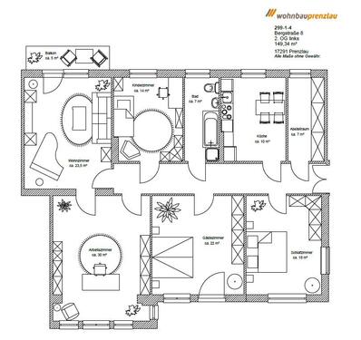Foto - Etagenwohnung in Prenzlau