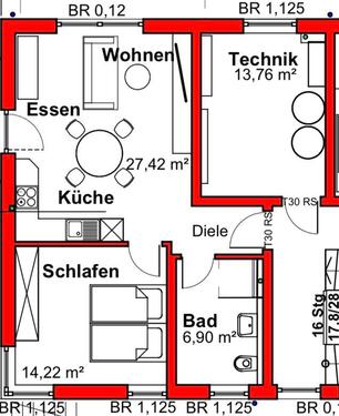Foto - 2 Zimmer Etagenwohnung zur Miete in Püttlingen