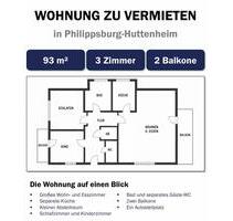 Wohnung in Philippsburg-Huttenheim zu vermieten