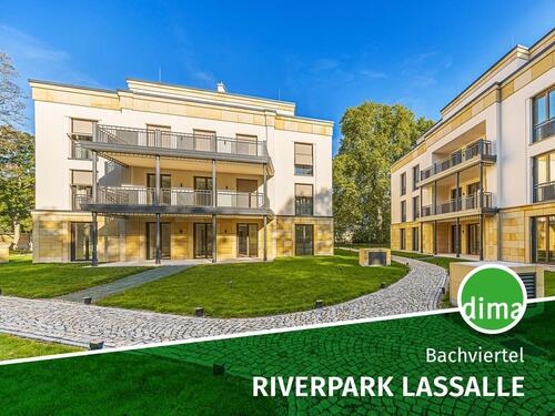 Foto - Luxuriöse Wohnung mit Blick ins Grüne inkl. EBK, Kamin, Terrasse, Tiefgarage, Kellerabteil u.v.m.