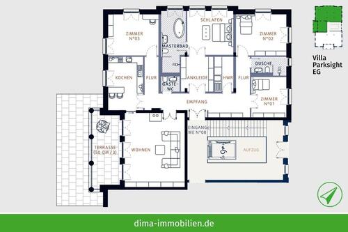 Foto - 5 Zimmer Etagenwohnung zur Miete in Leipzig