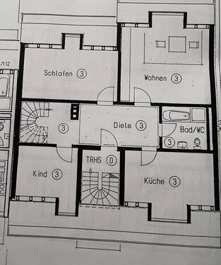 Foto - DG-Wohnung zu vermieten - 600,00 EUR Kaltmiete,