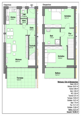 Foto - 3 Zimmer Etagenwohnung zur Miete in Lage