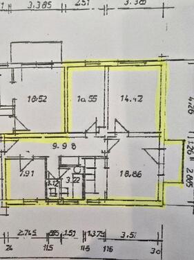 Foto - Helle 4 Zimmerwohnung in Pfreimd