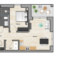 53 qm Neubauwohnung zur Miete in Vilshofen - Vilshofen an der Donau