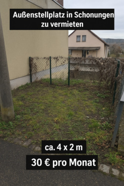 Foto - Außenstellplatz in zentraler Lage in Schonungen zu vermieten