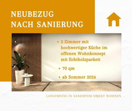 Foto - 70 qm, hochwertig saniert inkl. Einbauküche und Echtholzparkett