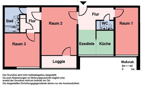 Foto - 3 Zimmer Etagenwohnung in Dortmund