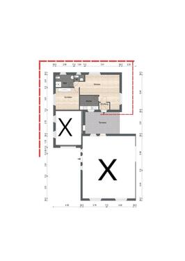 Foto - 2-Zimmer-Erdgeschosswohnung mit Garten in Aurich Dietrichsfeld