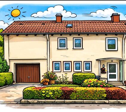 Foto - modernisiertes Reihenmittelhaus KaufbeurenNeugablonz