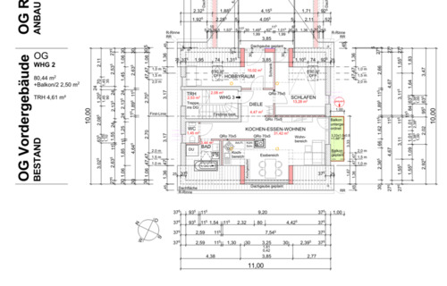 Foto - DG Wohnung, 2.5 Zi, ca. 65m², 1200€ kalt