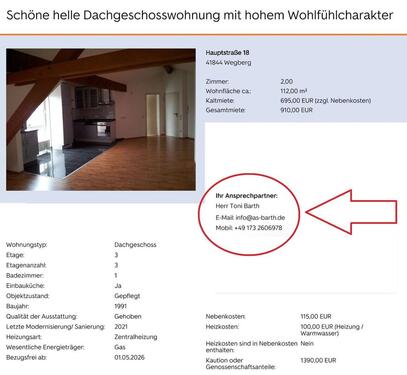Foto - Dachgeschosswohnung mit hohem Wohlfühlcharakter im Stadtzentrum