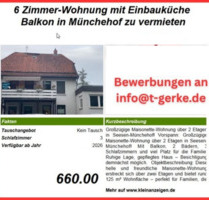 Großzügige 6-Zimmer-Maisonette mit Balkon, Einbauküche & 2 Bädern - Seesen