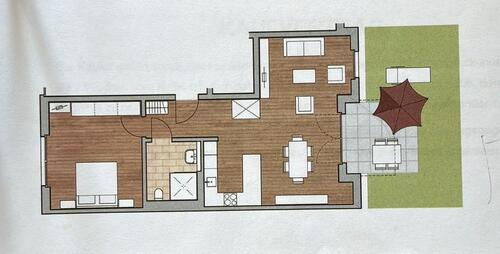 Foto - Kapitalanlage:Vermietete 2-Zi.-EG-Wohnung mit Garten&Stellplatz