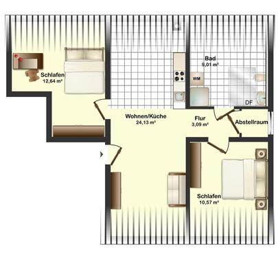 Foto - barrierefreie 3,5-Zimmer-Wohnung im Außenbereich 