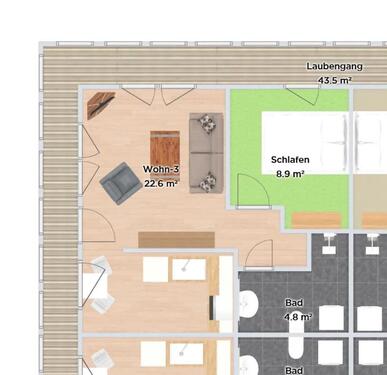 Foto - Etagenwohnung in Baunatal
