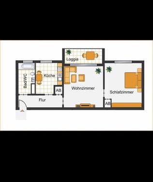 Foto - 2 Zimmer Etagenwohnung zur Miete in Alsdorf