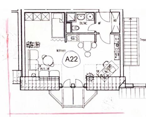 Foto - 1,5 Zimmer DG Wohnung Bayreuth Storchennest Lise-Meitner-Platz