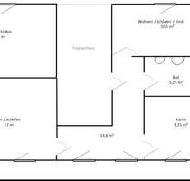 Wohnung ab sofort in Kirchsteitz 3 Raum - Zeitz