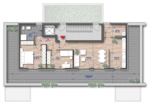 Foto - Etagenwohnung in Düsseldorf zur Miete