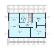 Verkauf 3-Zimmer Wohnung, 60qm, DG in EFH, Metz-Neuhausen - Metzingen
