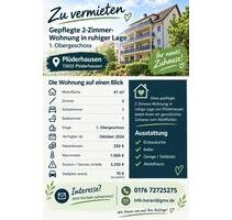 2 Zimmer Wohnung - 750,00&nbsp;EUR Kaltmiete, ca.&nbsp; 41,00&nbsp;m&sup2; in Plüderhausen (PLZ: 73655)