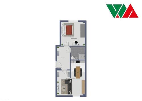 Foto - 2 Zimmer Etagenwohnung in Magdeburg