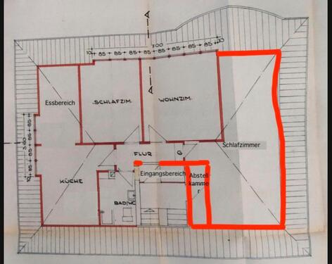 Foto - 3.5 Zimmer Dachgeschoßwohnung zur Miete in Karlsruhe