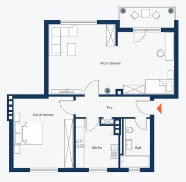 Foto - Wohnung in Kellinghusen mit Kamin, Balkon und Stellplatz