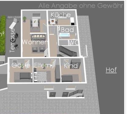 Foto - Haus mit 2 Wohnungen oder als Einfamilienhaus zu vermieten