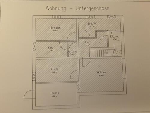 Foto - 3 Zimmer Etagenwohnung zur Miete in Schönau
