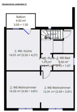 Foto - 2 Zimmer Etagenwohnung zur Miete in Bremerhaven