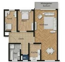 3 12 Zimmer-Wohnung in Rödermark-Urberach zu vermieten