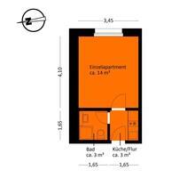 StudioEinzelapartment in Lichtenberg mit eig Küche und Bad & WC - Berlin Treptow-Köpenick