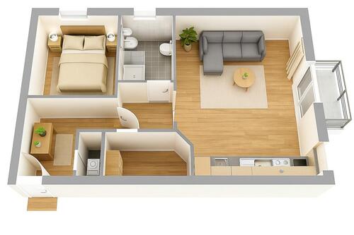 Foto - Etagenwohnung zur Miete in Tellingstedt