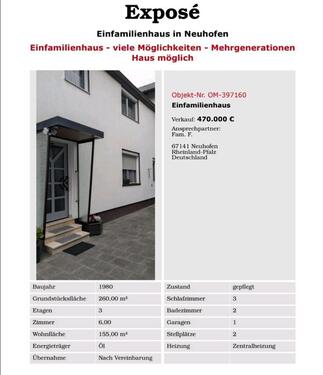 Foto - Haus in Neuhofen Einfamilienhaus oder Mehrgenerationenhaus
