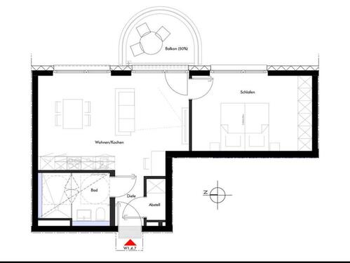 Foto - 2 Zimmer Etagenwohnung in München