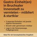 Foto - Gastro Bar Cafe Innenstadt - 1.200,00 EUR Kaltmiete,