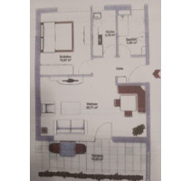 Helle 2-Zimmer-Terrassenwohnung im 3. OG in Karlsfeld