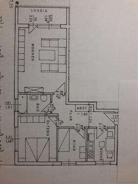 Foto - Sehr schöne helle 3 Zi.-Whg. mit Süd-Balkon in Weende-Nord